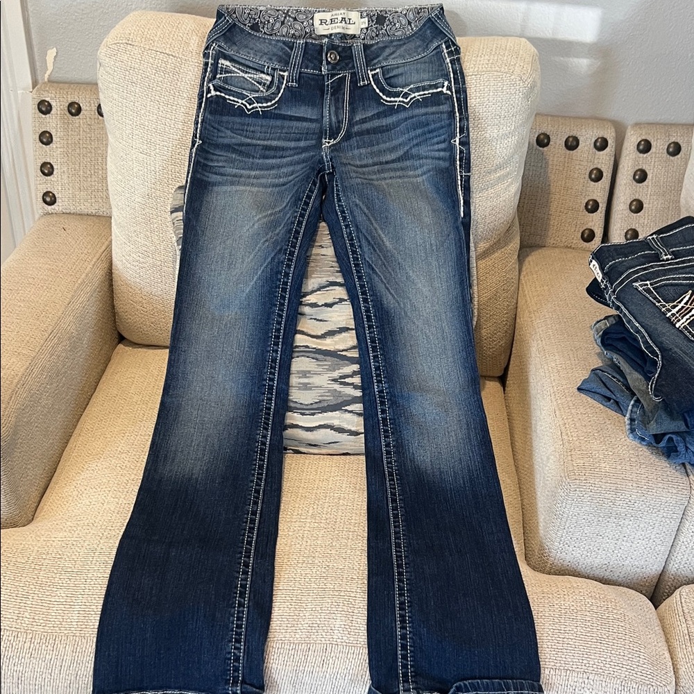 Ariat Women's Dark Blue Boot Cut Jeans